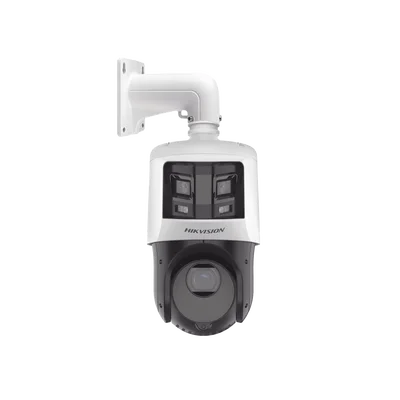 [TandemVu] PTZ IP 4 Megapixel con Cámara Panoramica 6 Megapixel / 25X Zoom / 100 mts IR / IP66 / WDR / PoE+ / Entrada-Salida de Audio y Alarma / Ultra Baja Iluminación / Micro SD