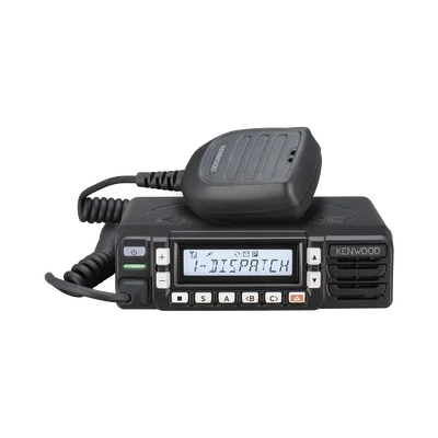 Radio móvil VHF 136-174 MHz, Digital NXDN-Analógico, 50 Watts, 260 Canales, Trunking Tipo D, Encriptación, IP54, MIL-STD-810, GPS, Incluye accesorios de instalación