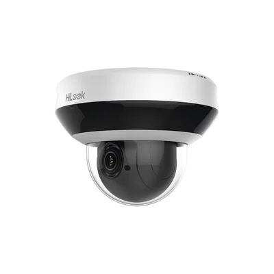Mini Domo PTZ IP 4 Megapixel / 4X Zoom / H.265+ / 20 mts IR EXIR / WDR 120dB / PoE / IK10 / Exterior IP66 / Ultra Baja Iluminación / Micrófono Integrado / PoE