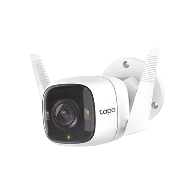 Cámara IP 4 Megapixel (2K) / Lente 3.18 mm / Wi-Fi / 30 mts IR / Exterior IP66 / Audio Bidireccional / Micro SD hasta 256 GB / Compatible con Google y Alexa