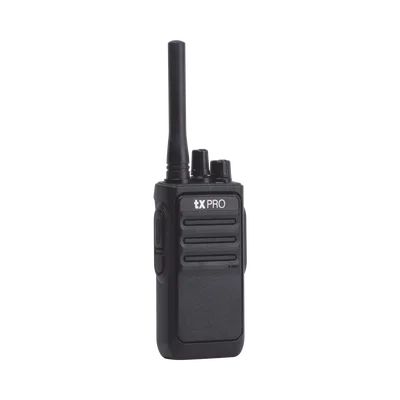 Radio Portátil Analógico UHF 400-470 MHz / 2W / 16 Canales / Batería 6-8 hrs / VOX